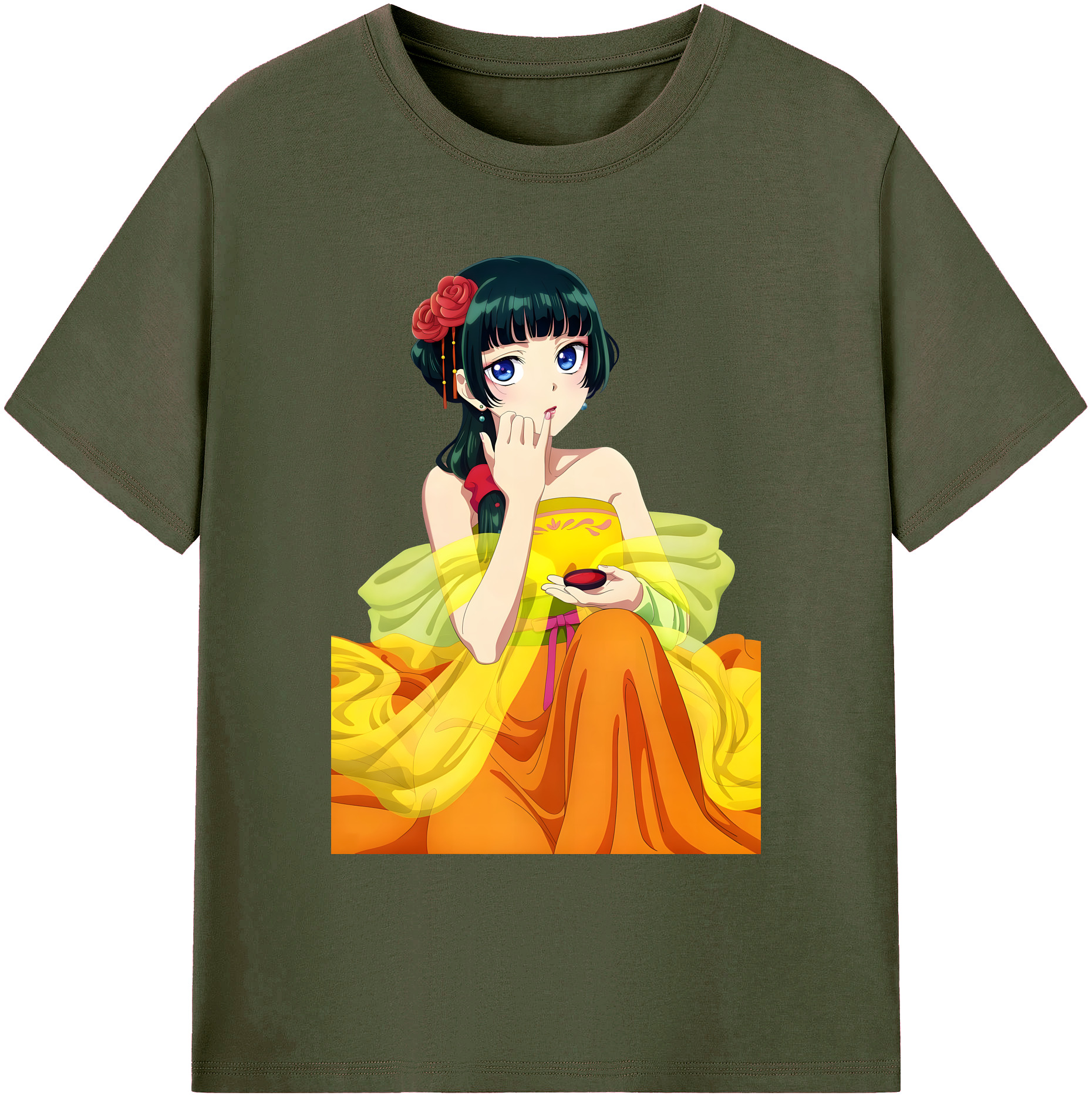 （画像用） 薬屋のひとりごと The Apothecary Diaries 綿100％ メンズ半袖Tシャツ｜肌触りやわらか＆通気性